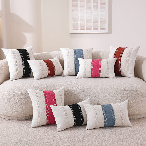 American-style Four-way Splicing  Case Jacquard Multicolor B