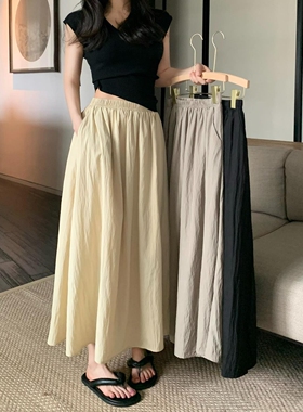 Women's Mid - long Pleated Midi Skirt, Summer 2025 New style
