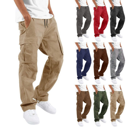 2026 E-commerce Men's Overalls Station Drawstring Drawstring