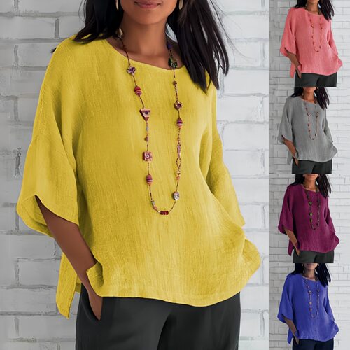 Same Day very 2026 Women's Seven-point Sleeve Round Neck tto