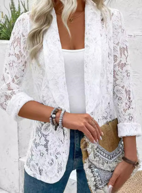 2026 Little Western Versatile Solid lor Lace Jacket Style