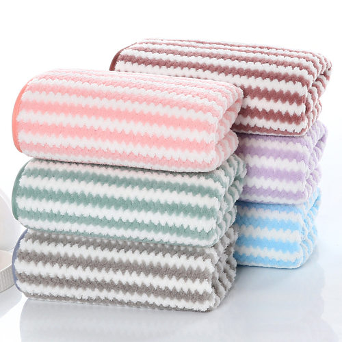 Bath Towel Pine Cationic ral Fleece Household Soft Thickened