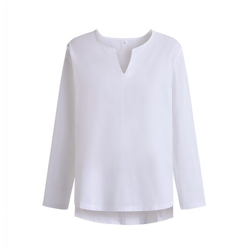 2026 Men's Youth Chinese T-shirt tton Linen Solid lor Loose