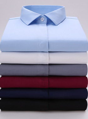 2026 Women's Bamboo Fiber Women's Shirt Non-iron Business We