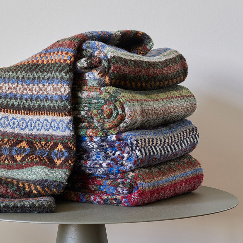 苏格兰爱丁堡Robert Mackie费尔岛羊毛围巾抗寒保暖复古百搭围脖,服饰配件/皮带/帽子/围巾,围巾/丝巾/披肩,淘宝优惠券,粉丝福利购,淘宝优惠卷