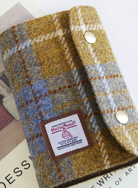 哈里斯手账本A7大学生会议办公软抄本文艺复古简约精致装订笔记本