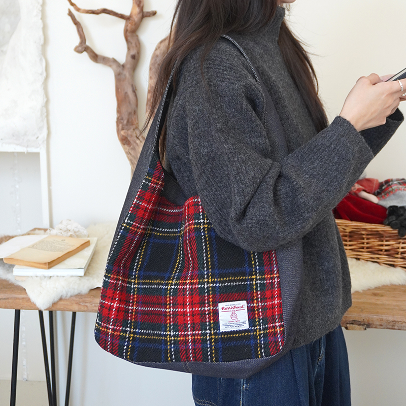 harristweed哈里斯羊毛呢腋下包