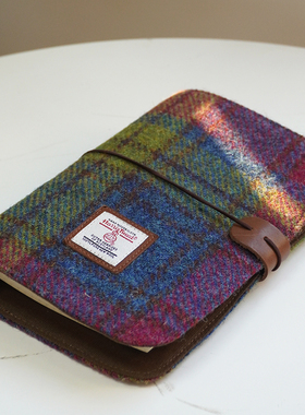 哈里斯粗花呢TN手账本Harris记事日记本A6手工手帐商务学生文具本