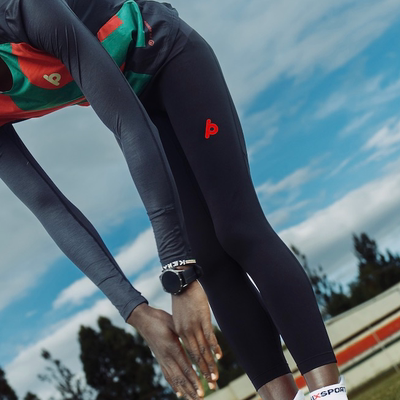 PBRUNNER肯尼亚精英系列 男女款竞速紧身长裤马拉松/路跑运动户外