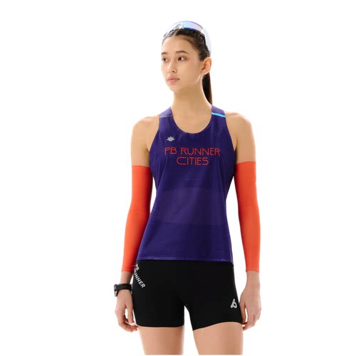 PBRUNNER 城市精英学院系列 男女款背心马拉松/路跑竞速运动速干