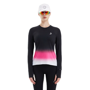 PBRUNNER城市精英系列 男女情侣款长袖马拉松/路跑速干超轻修身