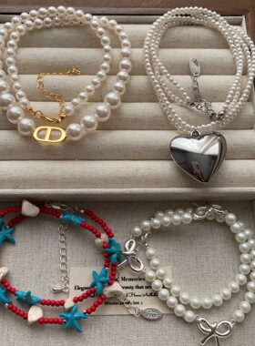 巴洛克风温润珍珠锁骨链2026年新款轻奢百搭时尚项链气质高级颈链