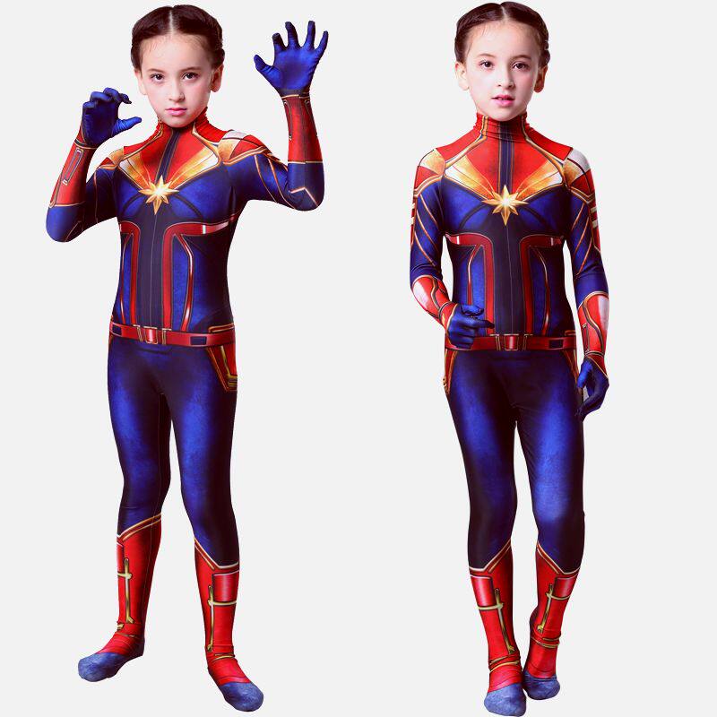 复仇者联盟成年人儿童小女孩超级英雄惊奇队长Cos连体紧身衣服装|msdalam kategori Butik wanita / wanita, pakaian/pakaian kebangsaan/peringkat pakaian, pakaian kebangsaan/pakaian - dari Buy2taobao.com untuk memberikan perkhidmatan ejen Taobao profesional membeli