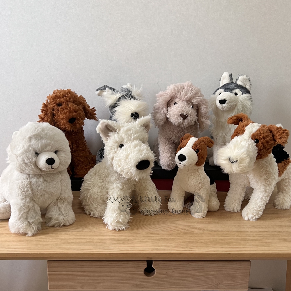 英国JELLYCAT白色西高地毛绒小狗