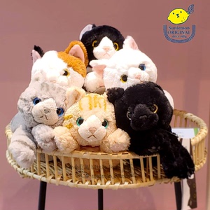 日本进口Sunlemon猫仿真毛绒玩具