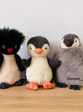 正品现货 英国JELLYCAT珀西跳岩莫里斯马可罗尼 花生企鹅毛绒玩具