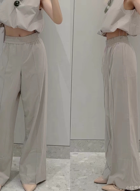 现货lululemon Breezily MR Pant Regular女士速干中腰阔腿裤