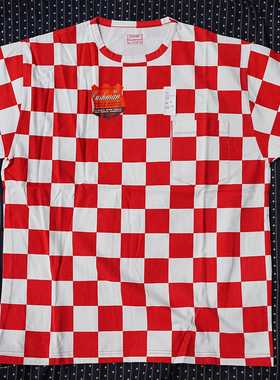 Cushman 26466 格子棋盘格T恤短袖圆领