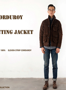 33oz ACE浮生1970年代美式复古质感灯芯绒猎装70S夹克休闲外套