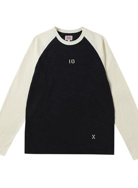 33oz ACE浮生出品周年纪念竹节棉复古插肩长袖打底古董机单线工艺