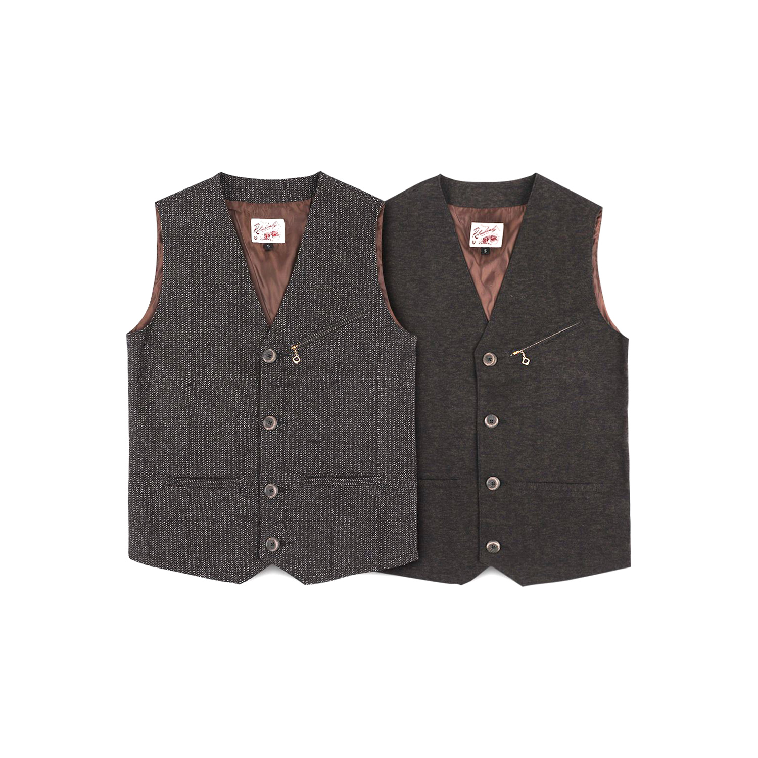 mr.vest混纺复古绅士马甲背心