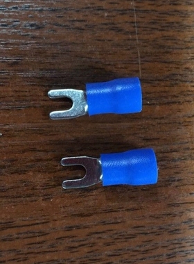 SV10-4 SV8-4 叉形绝缘端子/叉形接线端子/紫铜 500只 1MM