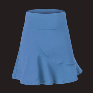 运动裙蓝色羽毛球网球裙透气白色健身短裙速干跑步裙马拉松半身裙