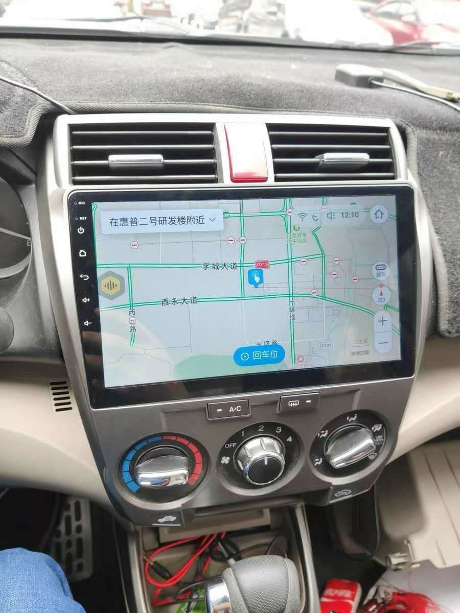 08-14本田锋范安卓车载中控台大屏导航倒车影像carplay适用