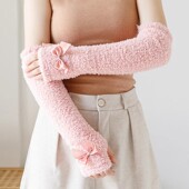 套加厚双面绒男女手臂套袖 御寒防冻假袖 子纯色时尚 保暖袖 护袖