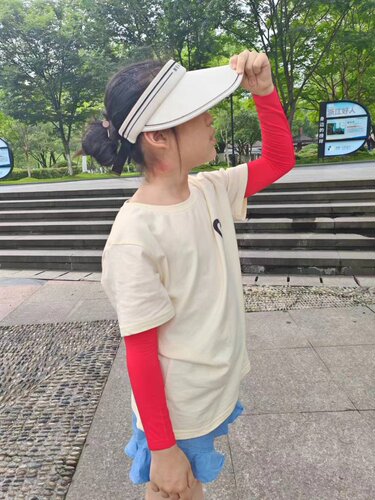 男女童春夏秋莫代尔棉防晒袖套