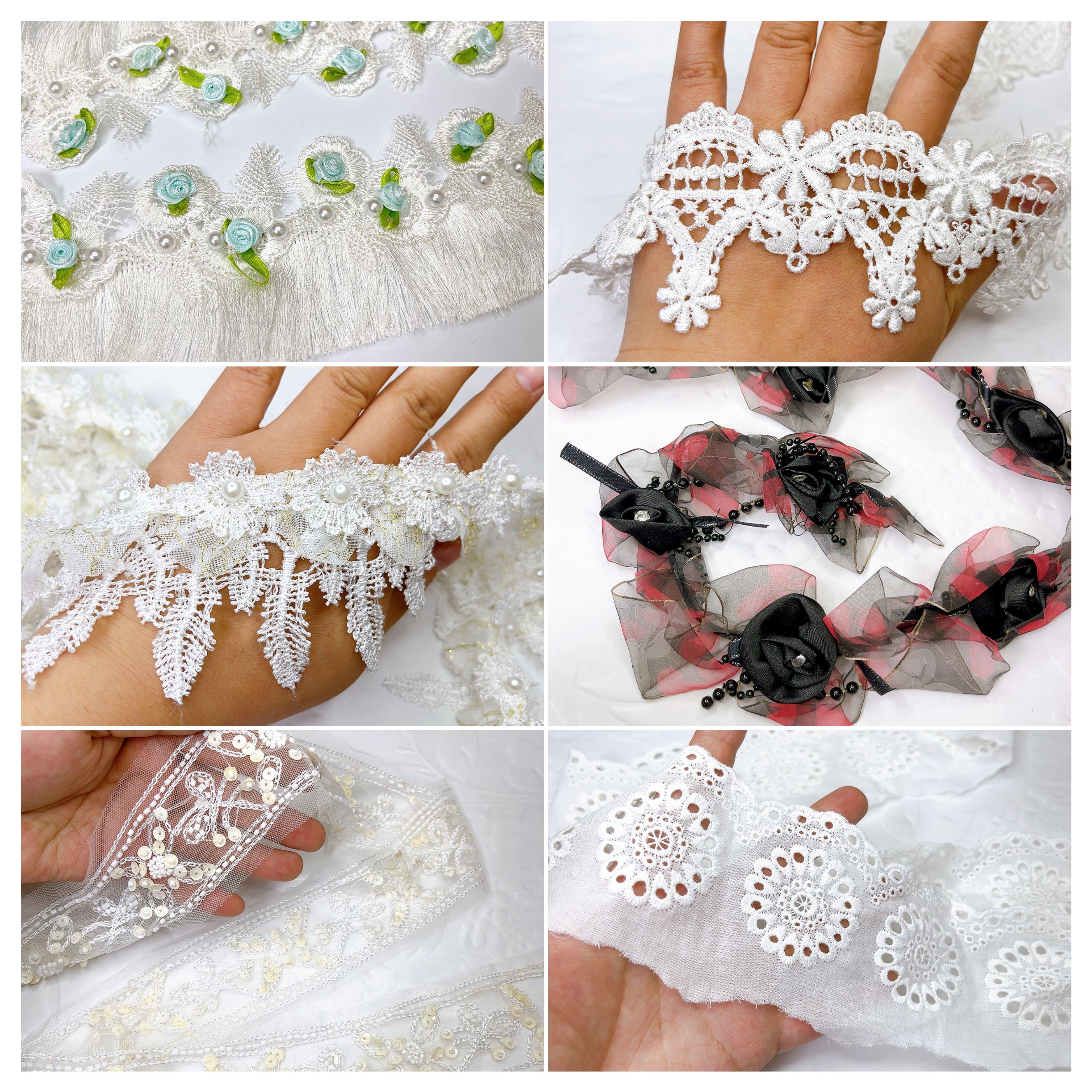 精美蕾丝水溶花边自选合集|艺术垃圾手帐素材