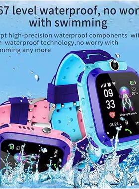 适用Children Smart Watch Phone Waterproof Kids Phone儿童手表