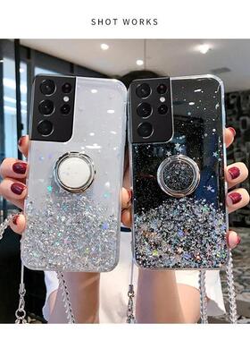 Glitter Bling Case适用samsung S25 Ultra S24+ S23+ S23fe S22+S21+ S20 Note20 A15 A16 A53 A54 A55 Case