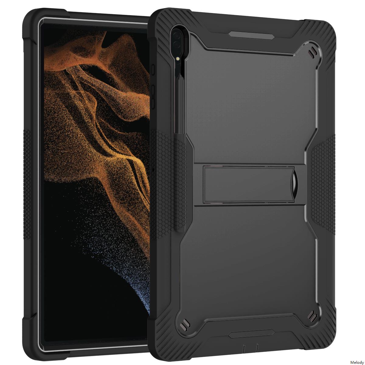 适用于三星samsung tab S7 s8 S9 ultra case s8 plus FE x806 A8 cover保护套SM-X700皮套X910硅胶软壳防摔