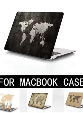 World Map Laptop Case适用于MacBook New Chip M1 Air 13 Pro 13 Macbook New Pro 14 Pro 16 Air13.6 Case