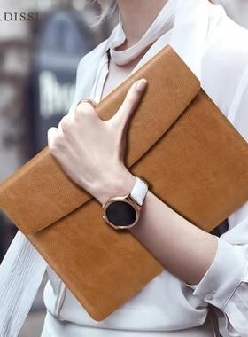 NoteBook Sleeve Case适用于MacBook Air M1 M2 13 14 15 16 iPad Pro 12.9 11inch Cover Bag Pouch Leather