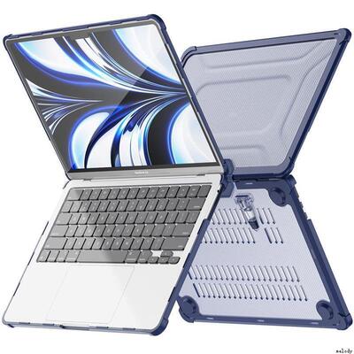 New Case适用于MacBook Air Pro M1 M2 M3 M4 Case A2337 A2338 A2251 Cover A2991 A2992 A3114支架保护壳