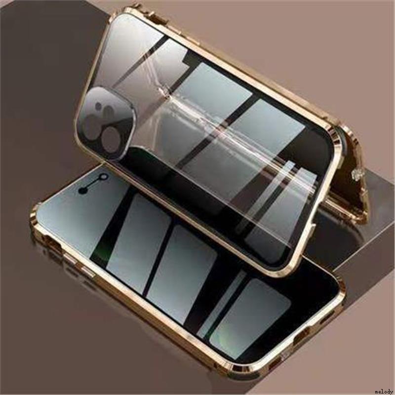 适用iPhone16 15 14 13 12 11 Pro MAX Case Full Protection Glass Cover iPhone 14 15 Plus Magnetic Case