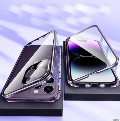 Metal Magnetic Case适用iPhone 16e XR 11 12 13 14 15 16 Pro Max Mini Case Camera Lens Protection Cove