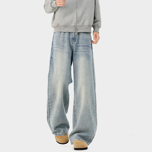 水洗直筒牛仔裤 A410 美式 特批50限价99 320g牛仔面料 K7910