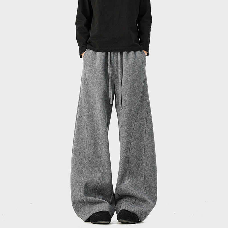 A410-K8709-P60限价89-成分：61%棉39%聚酯纤维-320g卫裤面料,男装休闲裤,电商A410
