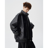 A410-WT34780-P110限价169-美式格纹撞色立领夹克-290G皮料，男装夹克，电商A410