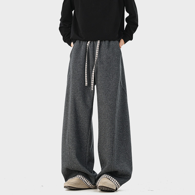 A410-K7914-特批50限价99成分65%棉35%聚酯纤维-310g磨毛卫裤面料，男装休闲裤，电商A410