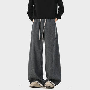 A410-K7914-特批50限价99成分65%棉35%聚酯纤维-310g磨毛卫裤面料，男装休闲裤，电商A410