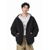 A410-WT34758-P95限价149-美式拼接条纹连帽卫衣-400G华棉，男装卫衣，电商A410