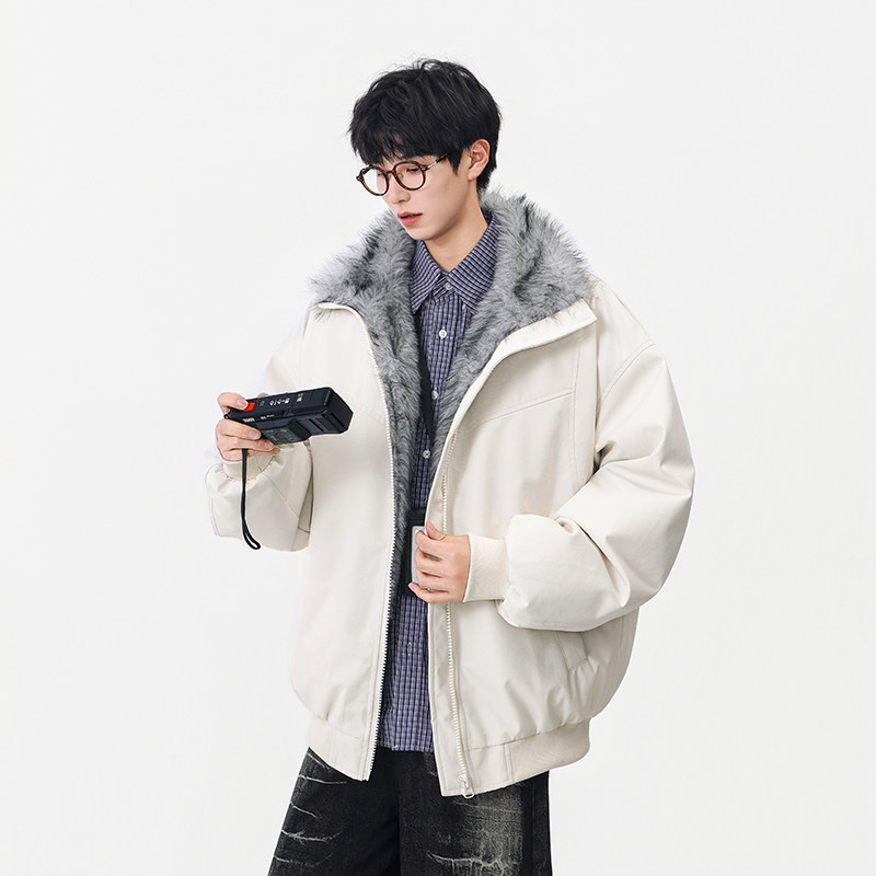 A410-WT93408-P125限价189-美式立领加绒棉衣外套-160G大牛津,男装棉衣,电商A410