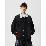 A410-WT34783-P95限价149-美式水洗牛仔外套-7x7牛仔面料420g，男装工装外套，电商A410