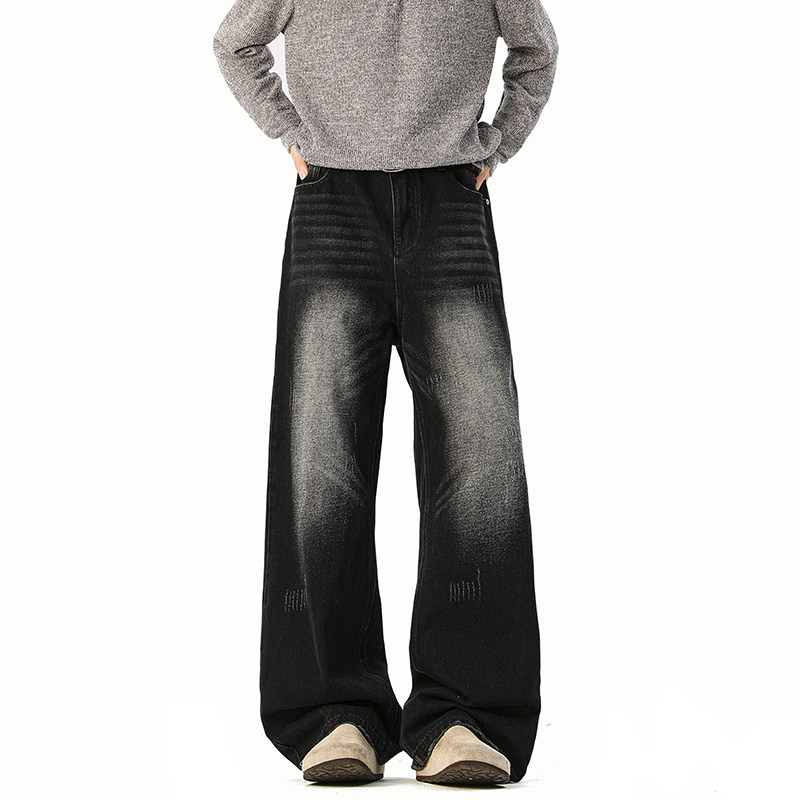 A410-k9197-P63限价89-休闲百搭水洗牛仔裤-320g牛仔面料，男装牛仔裤，电商A410