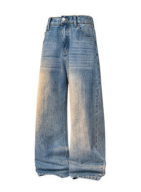 A410-K7911-特批50 限价99-美式水洗直筒牛仔裤-320g竹节牛仔面料