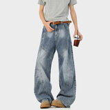 A410-K7940-P80限价119-美式解构水洗牛仔裤-320g竹节牛仔面料，男装牛仔裤，电商A410